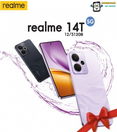 Realme 14T รุ่น 5G  (12/512GB)  จอ 6.67 นิ้ว l แบต 6,000 mAh l Dimensity 6300(By SuperTStore)