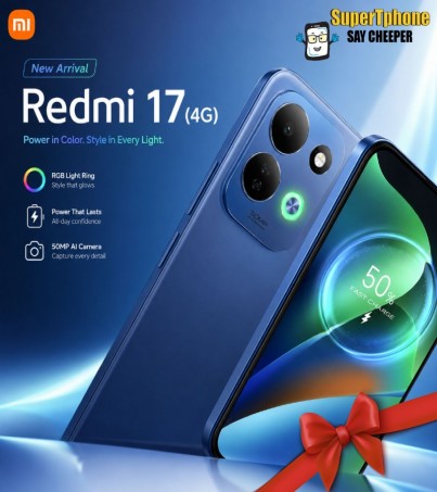 Redmi 17 รุ่น 4G (4/128GB) จอ LCD ขนาด 6.9 นิ้ว l 120Hz  l Helio G91 Ultra (By SuperTStore)