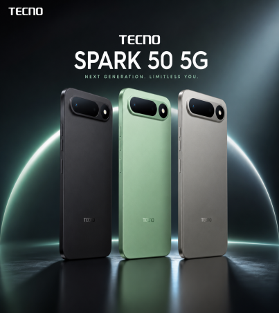 TECNO SPARK 50 รุ่น 5G(6+128GB)แบตเตอรี่ยักษ์ 6500 mAh จอใหญ่ 6.78 นิ้ว l MediaTek  Dimensity 6400(By SuperTStore)