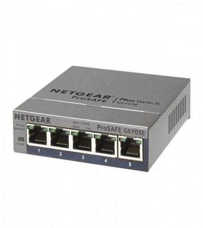 Netgear ProSAFE Gigabit 5-port Web Managed (Plus) Switches GS105E