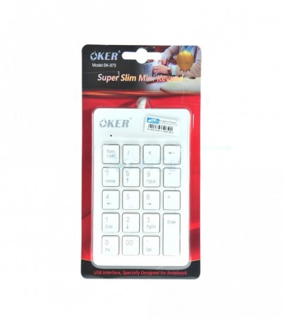 OKER Numberic Keypad SK-975 (White)
