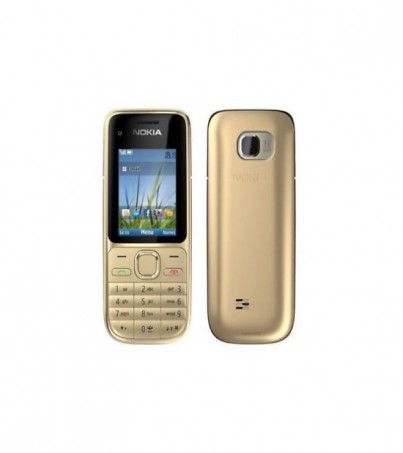 (Refurbished) Nokia C2 - Gold