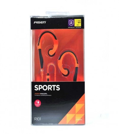 Pisen Small Talk Sport Earphone for Samsung (R101) - Orange