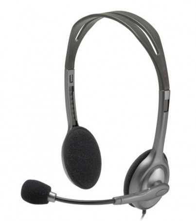 Logitech Stereo Headset รุ่น H111 ( Black ) Single Pin
