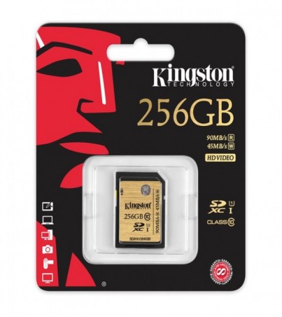 Kingston 256GB Canvas React UHS-I SDXC Memory Card (SDA10/256GB)