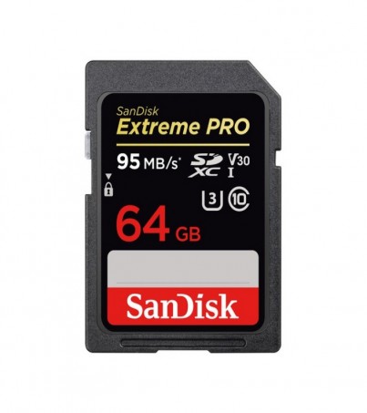 SanDisk 64GB Extreme PRO SDXC UHS-I Memory Card (SDSDXXG_064G_GN4IN)