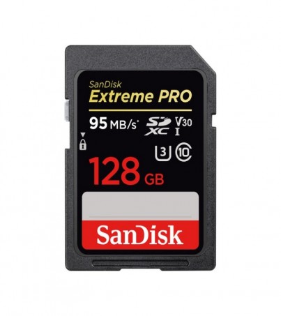 SanDisk 128GB Extreme PRO UHS-I SDXC Memory Card (V30)(SDSDXXG_128G_GN4IN)