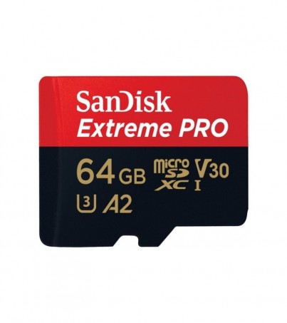 SANDISK EXTREAM PRO CLASS 10 64 GB. MICRO SDXC CARD (SDSQXCY_064G_GN6MA)