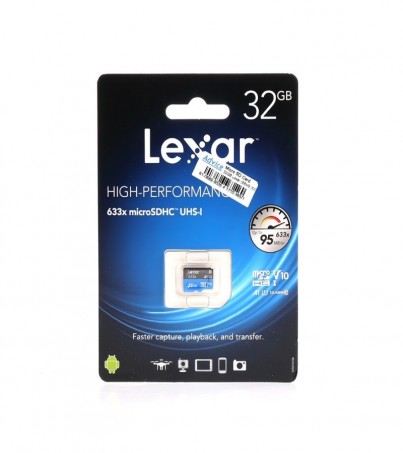 Micro SD 32GB Class10 Lexar (98 MB/s.) No Adapter