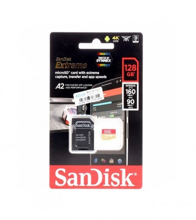 Micro SD 128GB Class10 Sandisk EXTREME (160 MB/s.)