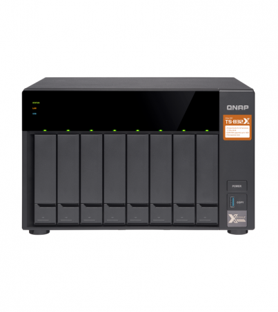 QNAP TS-832X Cost-efficient 10GbE NAS with PCIe expansion (TS-832X-2G)  By order 30 days