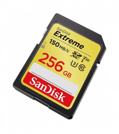 SanDisk Extreme 256GB SDXC C10 UHS-I Card V30 150/70 MB/s (SDSDXV5_256G_GNCIN)