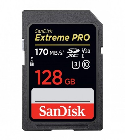 SanDisk Extreme Pro 128GB SDXC UHS-I Card SDXXY (SDSDXXY_128G_GN4IN)
