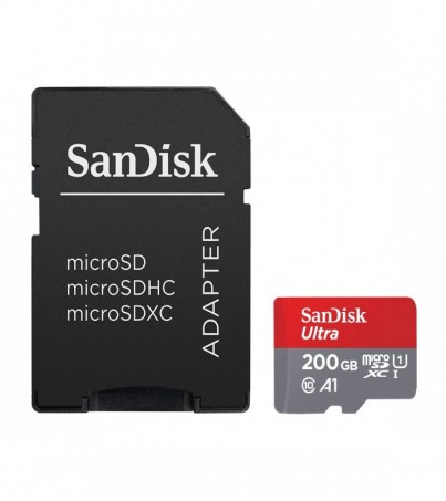 SanDisk microSDXC Ultra 200GB (SDSQUAR_200G_GN6MA)