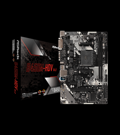 (AM4) ASROCK B450M-HDV R4.0