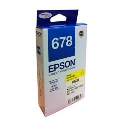 Epson 678 Yellow Ink Cartridge Standard Capacity(T678490)