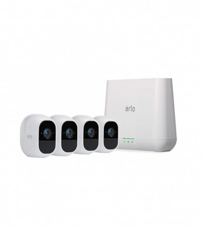 Netgear Arlo Pro 2 Smart Security System with 4 Cameras 1080P (VMS4430P)