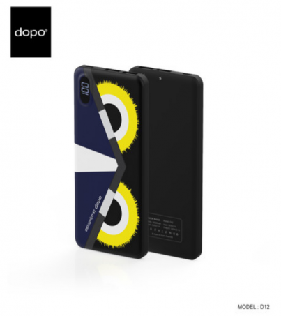 Dopo D12 Power Bank 12000mAh (Owl) - Eye Yellow