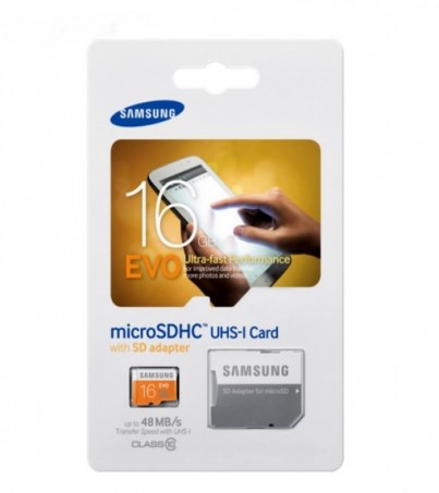 Samsung memory micro SDHC EVO 16GB (MB-MP16D)