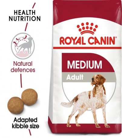 ROYAL CANIN อาหารสุนัข สำหรับสุนัขขนาดกลาง รุ่น Medium Adult 10 kg