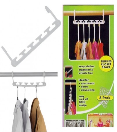 ไม้แขวนเสื้อมหัศจรรย์Magic Clothes Hanger Rack Wardrobes Closet Wonder