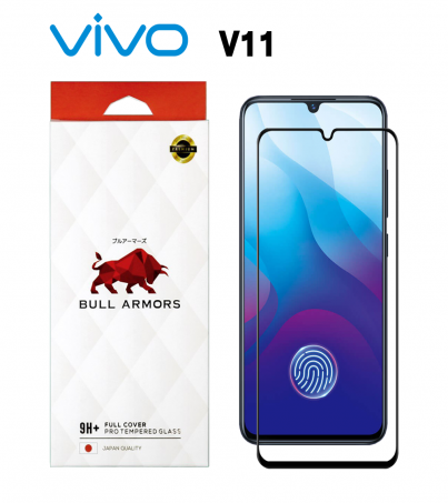 Bullarmors Vivo V11 (วีโว่) กระจกกันรอย 9H+ แกร่ง เต็มจอ สัมผัสลื่น