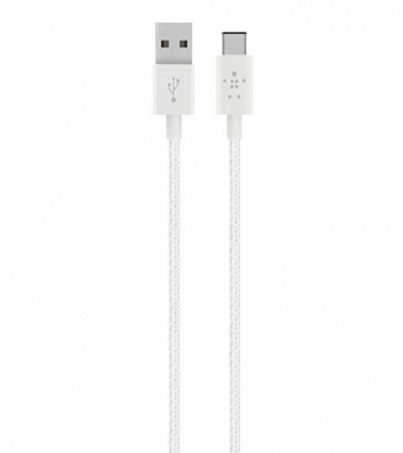 Belkin MIXIT 4-Foot USB-C to USB-A Charging Cable (F2CU060bt04-WHT) -White