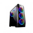 เคสคอมพิวเตอร์ ATX Case (NP) ITSONAS AURORA Shine RGB (Black)