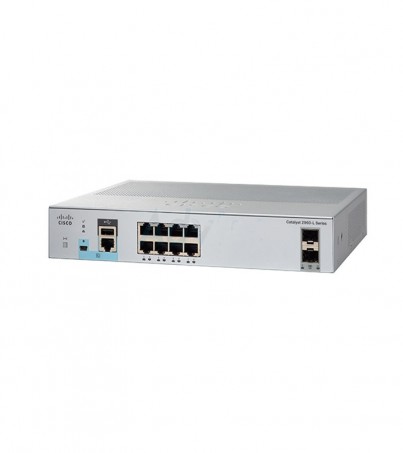 Gigabit Switching Hub CISCO (WS-C2960L-8TS-LL) 8 Port + 2 Port SFP (11