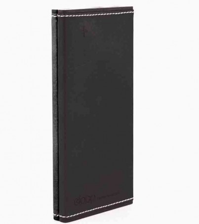 POWER BANK 12000 mAh 'ELOOP' (E26) Leather Black