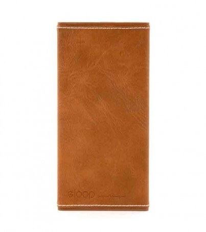 POWER BANK 12000 mAh 'ELOOP' (E26) Leather Brown/Gray