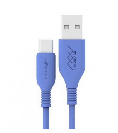 INNOSTYLE สายชาร์จ USB-C (1.2 เมตร,สี Lightblue) รุ่น IAC120TLBL