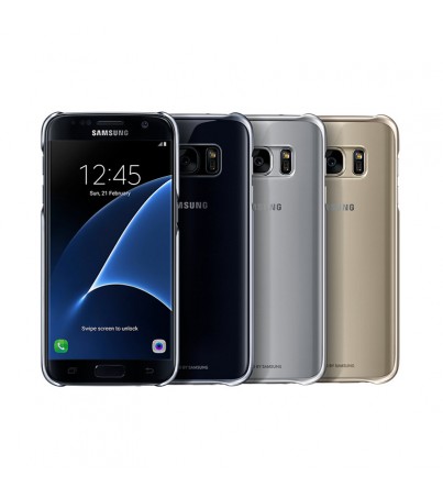 Samsung เคส Clear Cover (Galaxy S7)  - black