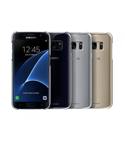Samsung เคส Clear Cover (Galaxy S7) - gold