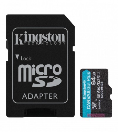 Micro SD 64GB Kingston SDCG3 (170MB/s.) (SDCG3/64GB)