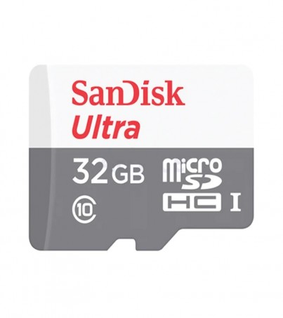 SANDISK MICRO SD ULTRA C10 32GB 100MB/S (SDSQUNR-032G-GN3MN) By SuperTStore