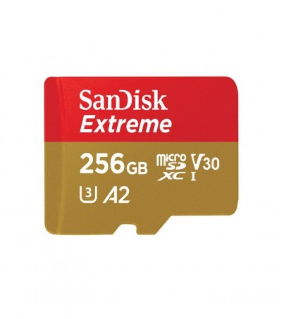 256GB MICRO SD CARD (ไมโครเอสดีการ์ด) SANDISK SDXC EXTREME CLASS 10 (SDSQXA1-256G-GN6GN)
